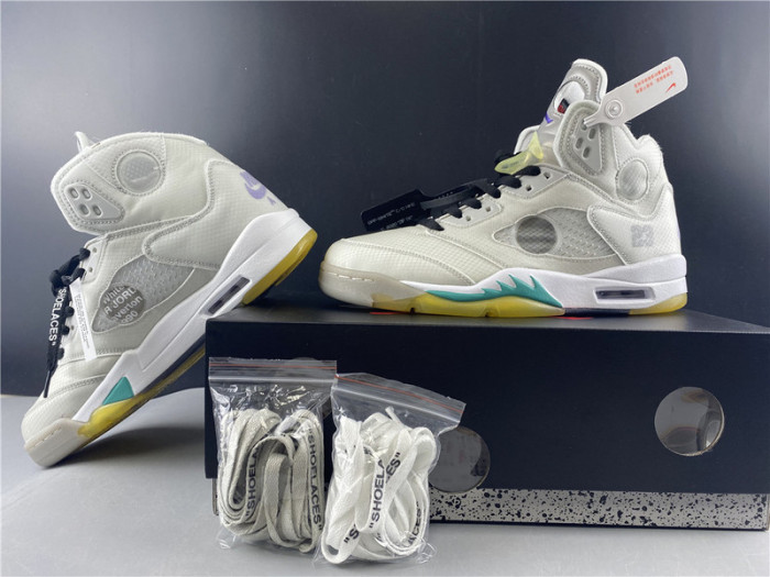 Air​ Jordan 5 x​off white AJ5 ow 3M CT8480-105