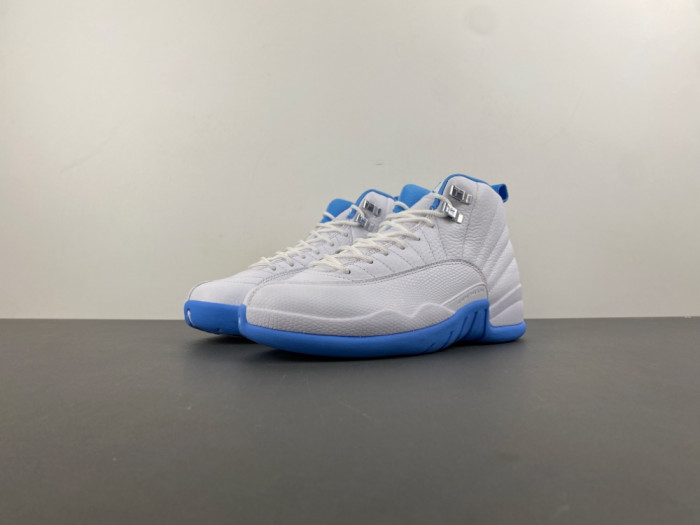 Air Jordan 12 ''White and University Blue 153265-112