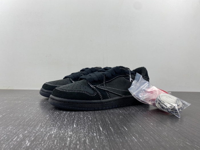 KIDS Travis Scott x Jordan 1 Retro Low OG SP PS ''Black Phantom'' DO5442-001