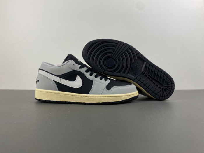 Air Jordan 1 Low Light Smoke Grey Off Noir HQ2010-012