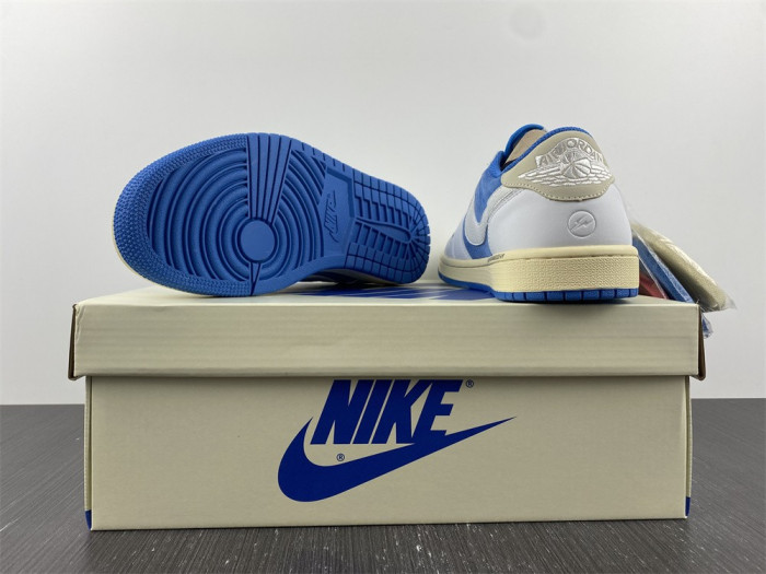 Travis Scott x Air Jordan 1 low Blue white CQ4277-212