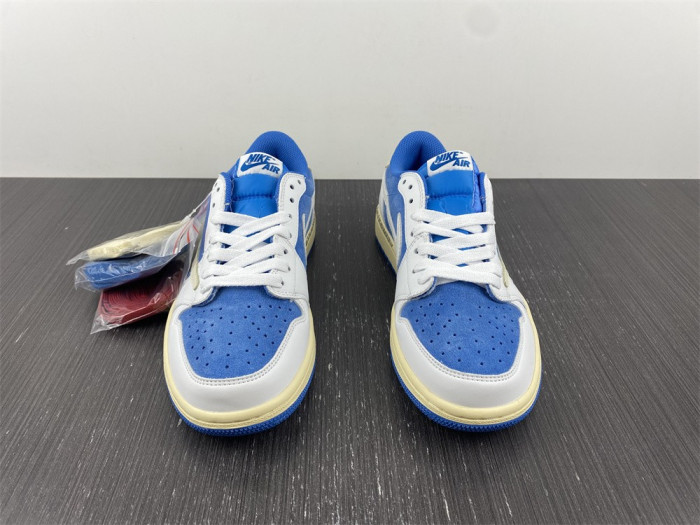 Travis Scott x Air Jordan 1 low Blue white CQ4277-212