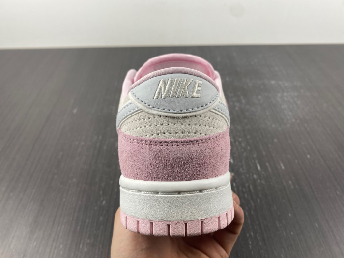 nike dunk low pink foam/pure platinum-phantom dv3054-600