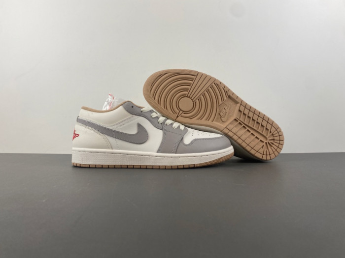 Jordan 1 Low Sail College Grey Rattan 553558-169