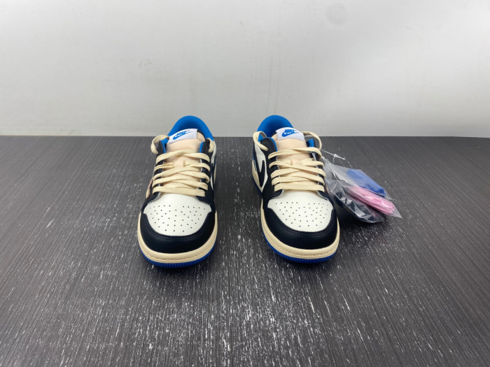 KIDS Fragment Design x Travis Scott x Air Jordan 1 Retro Low DM7866-140