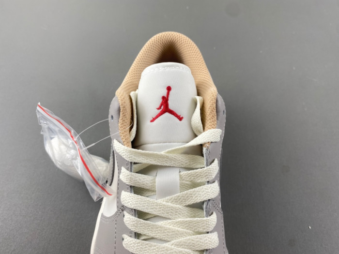 Jordan 1 Low Sail College Grey Rattan 553558-169