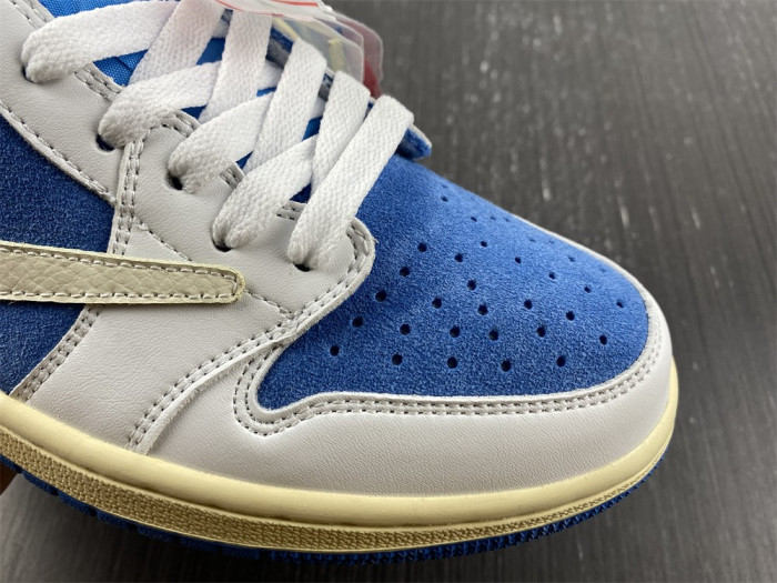 Travis Scott x Air Jordan 1 low Blue white CQ4277-212