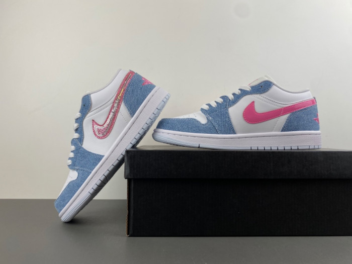 Air Jordan 1 Low SE Denim Sequin HQ2001-400