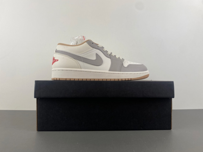 Jordan 1 Low Sail College Grey Rattan 553558-169