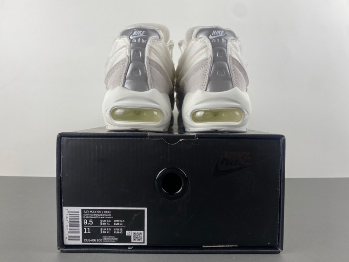 Comme des Garçons x Air Max 95 “White” CU8406-100