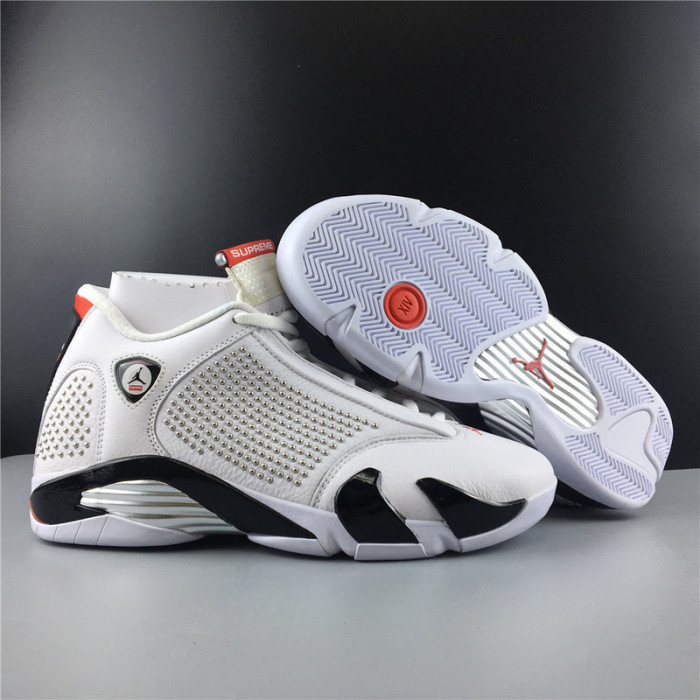 SUPREME X AIR JORDAN 14 RETRO SP WHITE BV7630-106