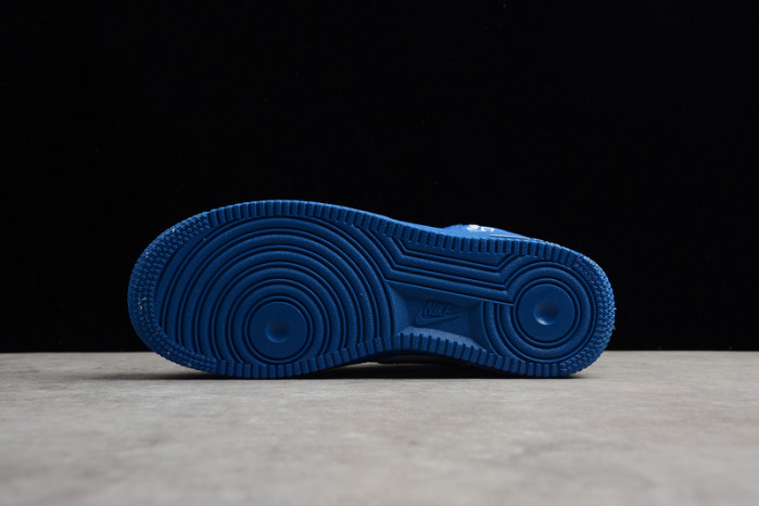 NIKE AIR FORCE 1 HIGH SHEED RUDE AWAKENING WHITE ROYAL AQ4229-100