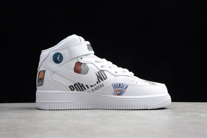 SUPREME X NBA X AIR FORCE 1 MID 07 WHITE AQ8017-100