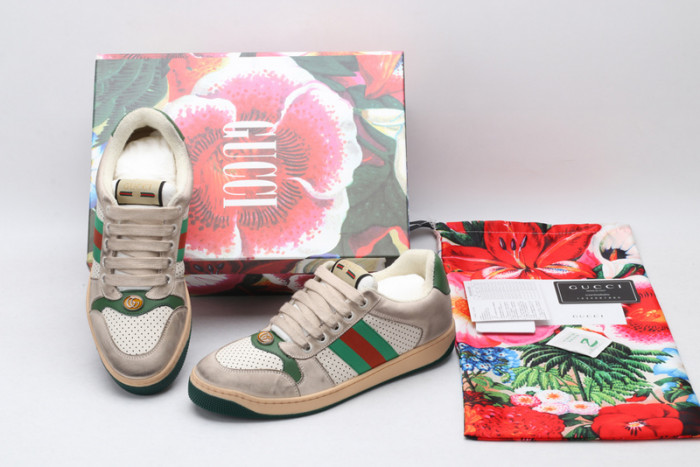 GUCC ACE EMBROIDERED LOW-TOP SNEAKER