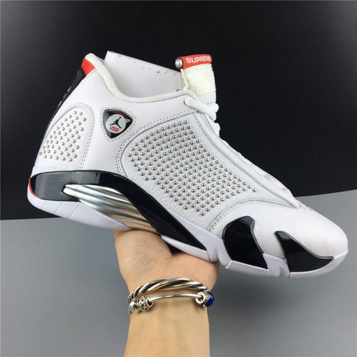 SUPREME X AIR JORDAN 14 RETRO SP WHITE BV7630-106