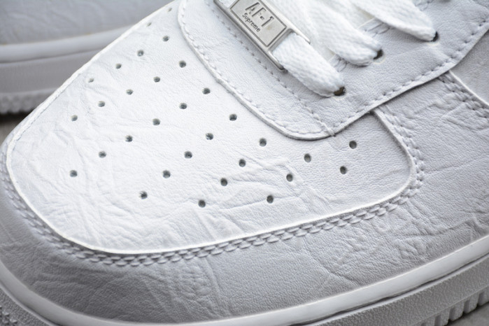 SUPREME X THE NORTH FACE X NIKE AIR FORCE 1 WHITE/BLACK AR3066-100