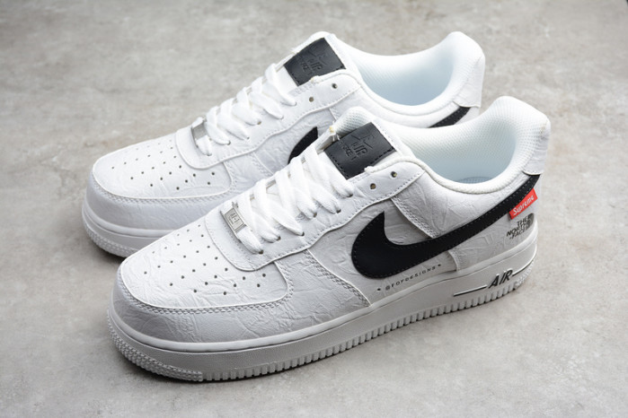 SUPREME X THE NORTH FACE X NIKE AIR FORCE 1 WHITE/BLACK AR3066-100
