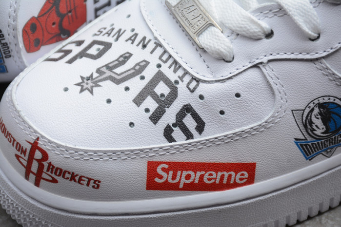 SUPREME X NBA X AIR FORCE 1 MID 07 WHITE AQ8017-100