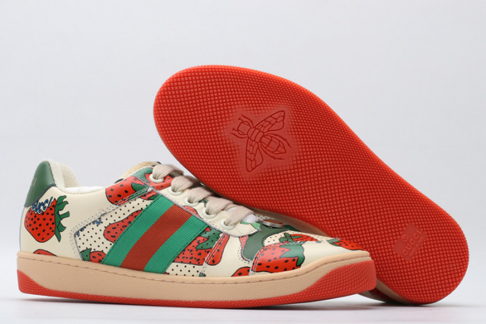 GUCC ACE EMBROIDERED LOW-TOP SNEAKER
