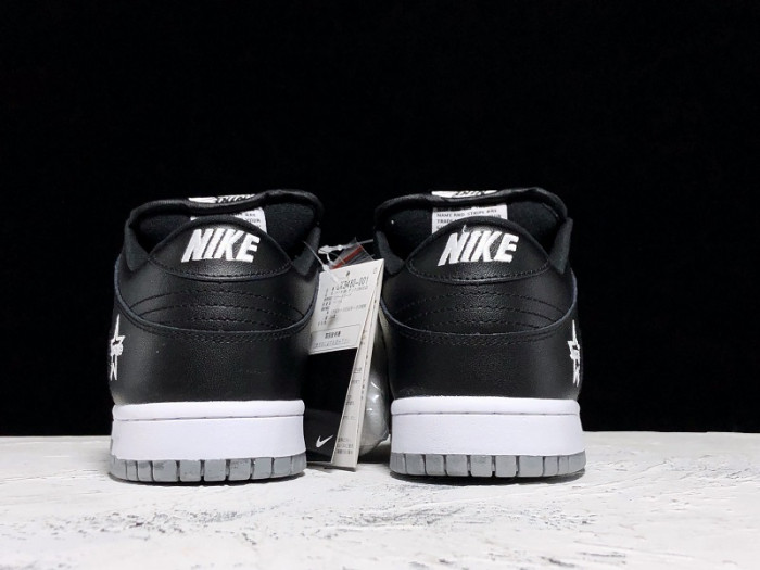 Supreme x Nike SB Dunk Low Silver Black CK3480-001