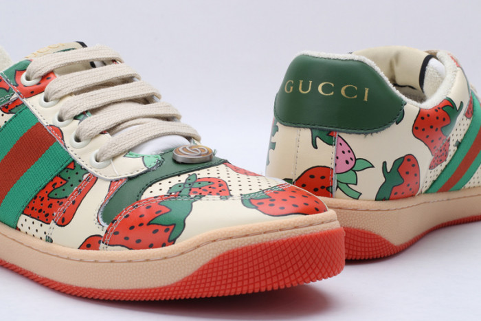GUCC ACE EMBROIDERED LOW-TOP SNEAKER