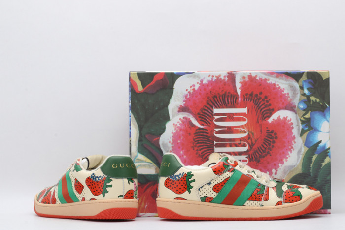 GUCC ACE EMBROIDERED LOW-TOP SNEAKER
