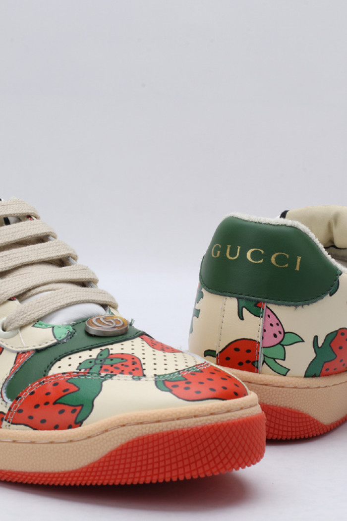 GUCC ACE EMBROIDERED LOW-TOP SNEAKER