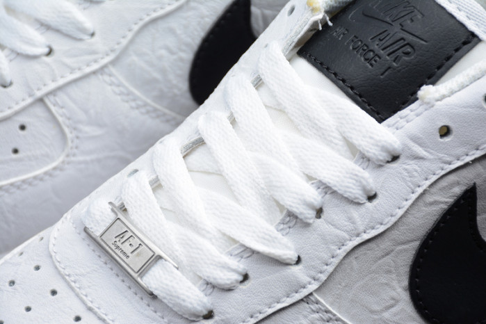 SUPREME X THE NORTH FACE X NIKE AIR FORCE 1 WHITE/BLACK AR3066-100