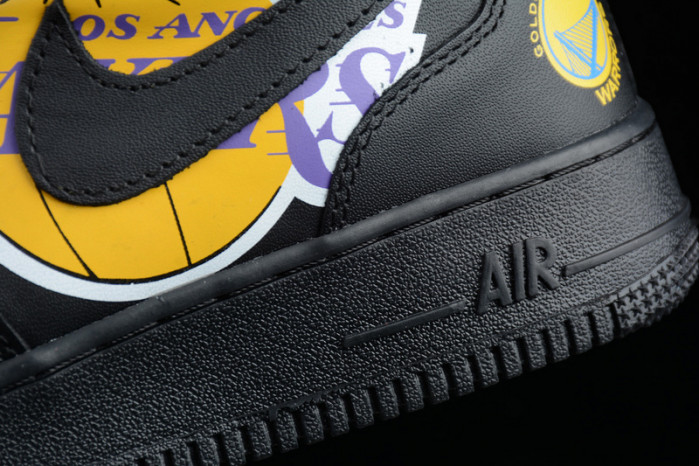 Air Force 1 Mid Supreme NBA Black AQ8017-001