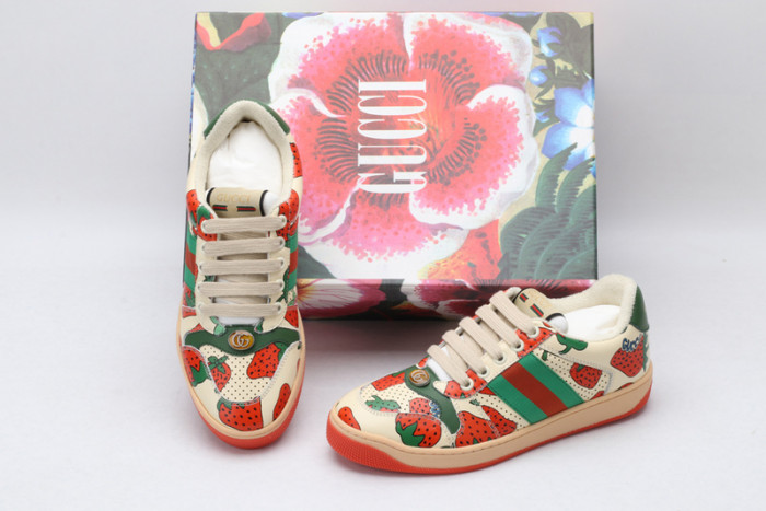 GUCC ACE EMBROIDERED LOW-TOP SNEAKER