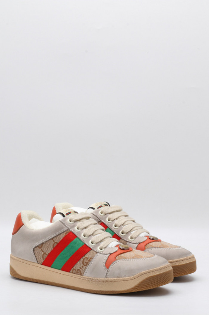 GUCC ACE EMBROIDERED LOW-TOP SNEAKER