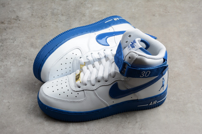 NIKE AIR FORCE 1 HIGH SHEED RUDE AWAKENING WHITE ROYAL AQ4229-100