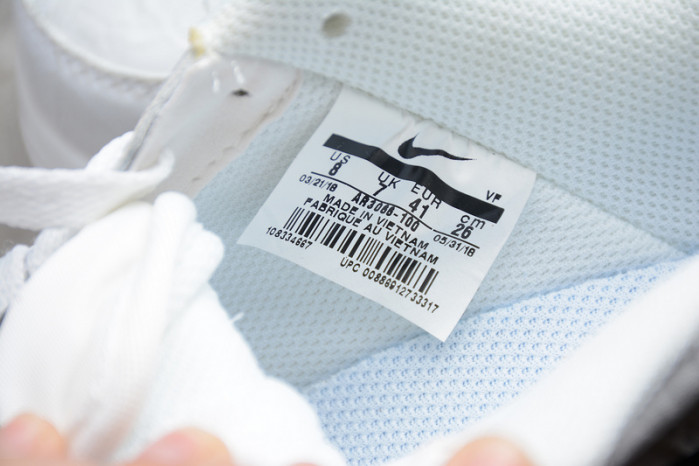 SUPREME X THE NORTH FACE X NIKE AIR FORCE 1 WHITE/BLACK AR3066-100