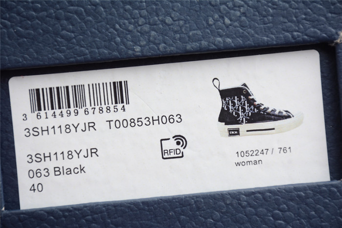 D10R B23 Oblique High Top Sneaker