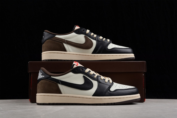 air jordan 1 low dark mocha travis scott cq4277-105