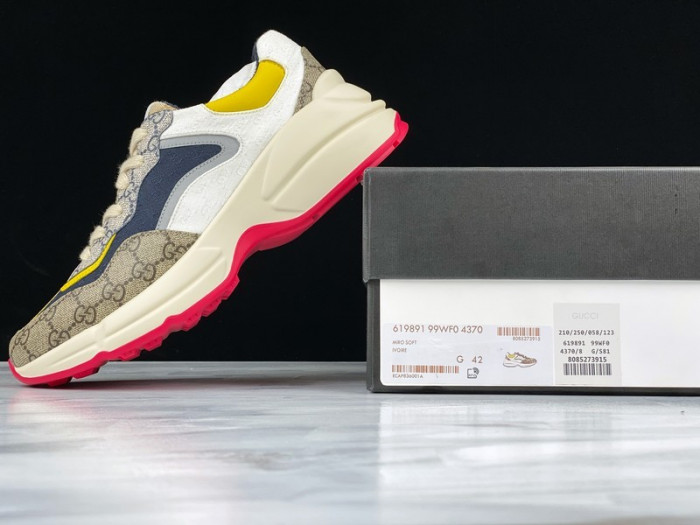 G*u*i rhyton vintage trainer sneaker 619891 99wf0 4370