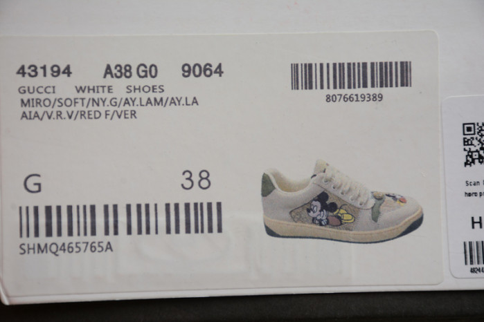 GUCC ACE EMBROIDERED LOW-TOP SNEAKER