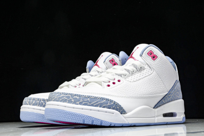 AIR Jordan 3 Retro White Cobalt Bliss HQ0784