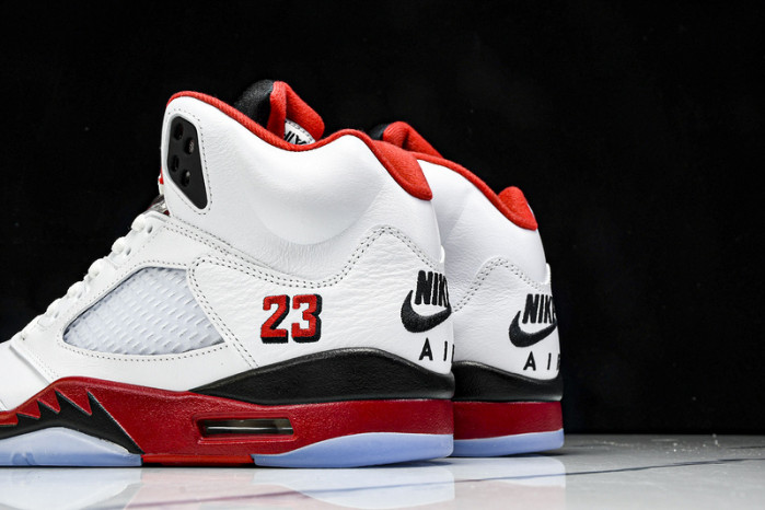 Air Jordan 5 “Fire Red Black Tongue” HQ7978-101