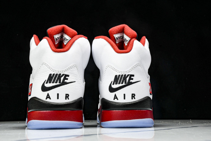 Air Jordan 5 “Fire Red Black Tongue” HQ7978-101