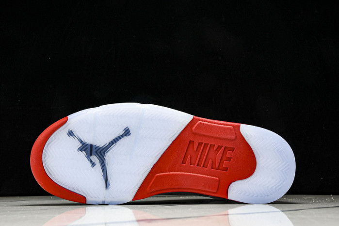 Air Jordan 5 “Fire Red Black Tongue” HQ7978-101