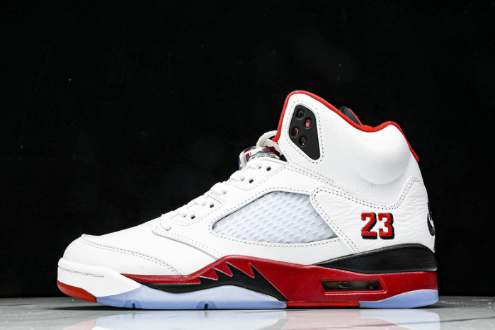 Air Jordan 5 “Fire Red Black Tongue” HQ7978-101