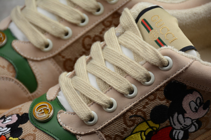 GUCC ACE EMBROIDERED LOW-TOP SNEAKER