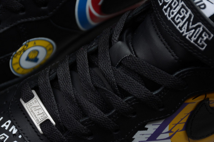 Air Force 1 Mid Supreme NBA Black AQ8017-001
