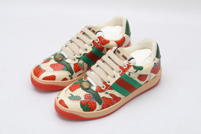 GUCC ACE EMBROIDERED LOW-TOP SNEAKER