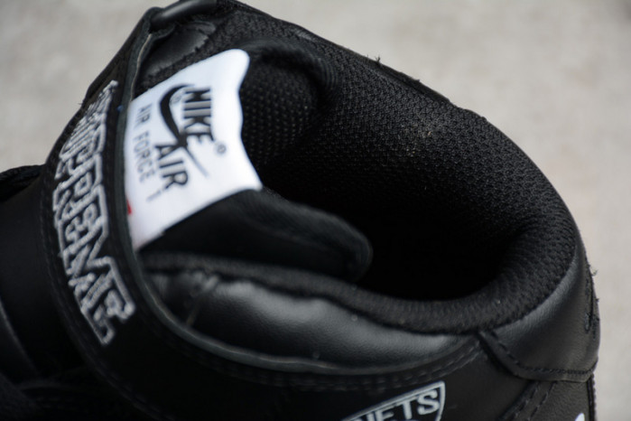 Air Force 1 Mid Supreme NBA Black AQ8017-001