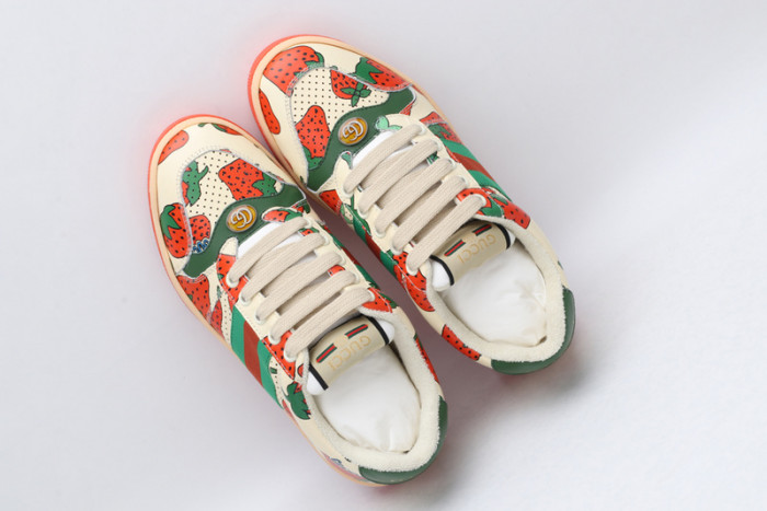 GUCC ACE EMBROIDERED LOW-TOP SNEAKER