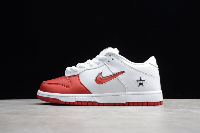 SUPREME X NIKE SB DUNK LOW VARSITY RED-WHITE CK3480-600