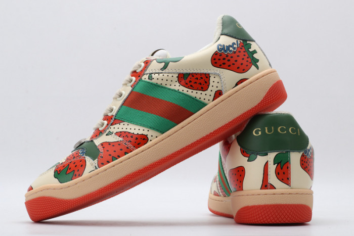 GUCC ACE EMBROIDERED LOW-TOP SNEAKER
